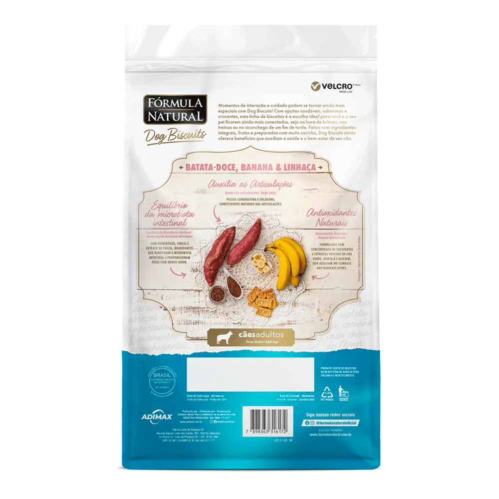 Petisco Fórmula Natural Dog Biscuits Batata Doce Cães Adultos — foto 5