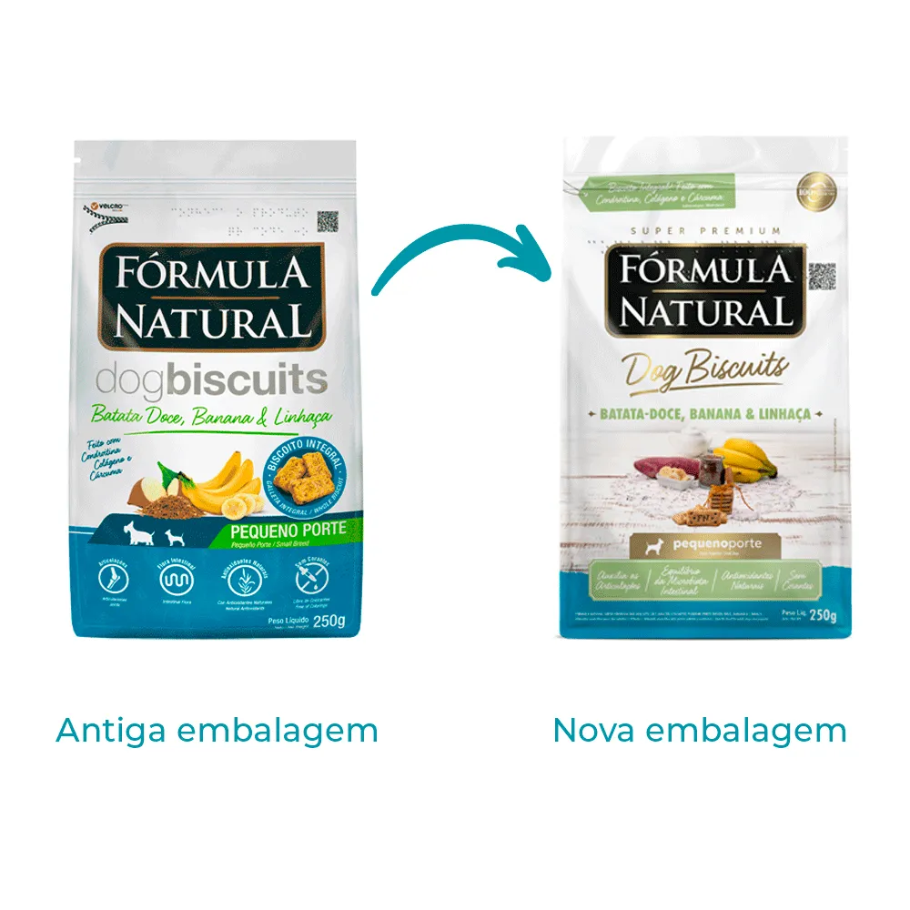 Petisco Fórmula Natural Dog Biscuits Batata Doce Cães Adultos Pequeno Porte — foto 2