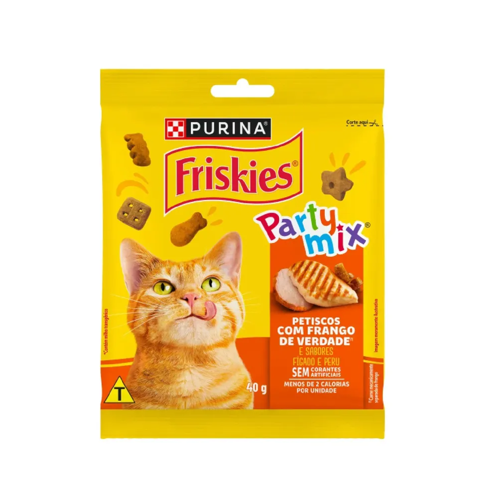 Petisco Friskies Party Mix Frango