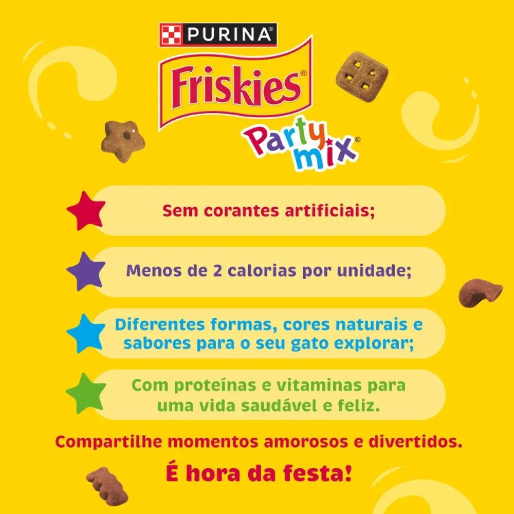 Petisco Friskies Party Mix Salmão — foto 5