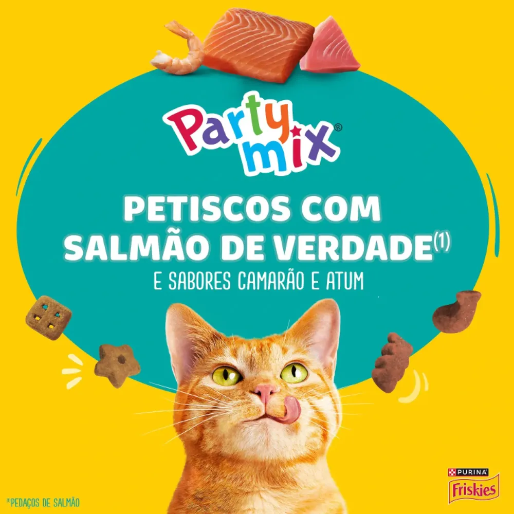 Petisco Friskies Party Mix Salmão — foto 6