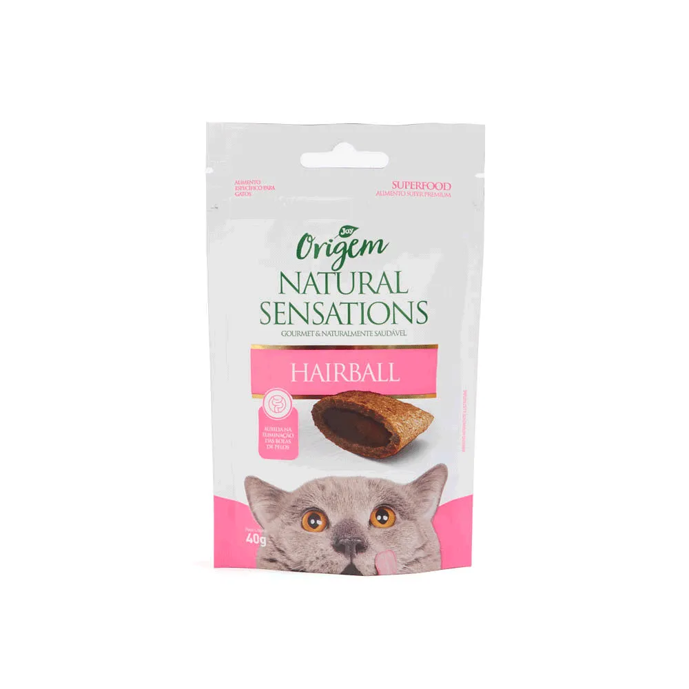 Petisco Gatos Origem Natural Sensations Hairball