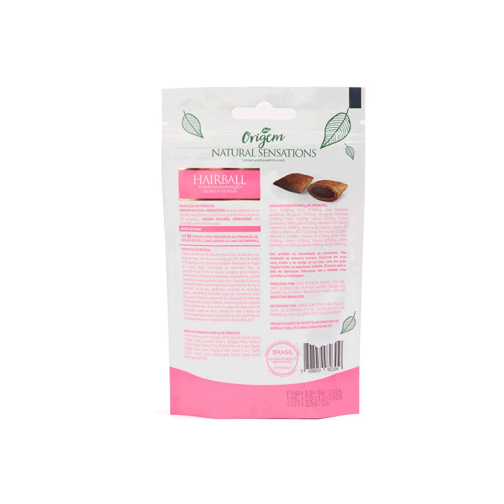 Petisco Gatos Origem Natural Sensations Hairball — foto 4