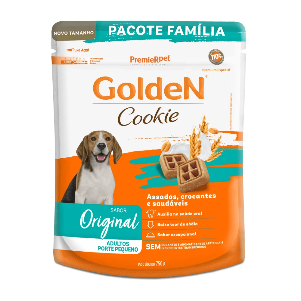 Cookie Golden Cães Adultos Porte Pequeno Original — foto 2