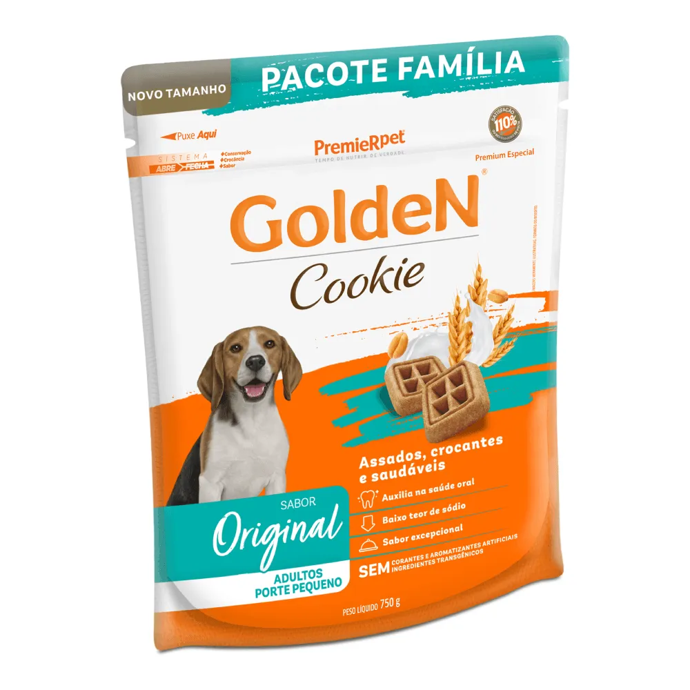 Cookie Golden Cães Adultos Porte Pequeno Original — foto 3