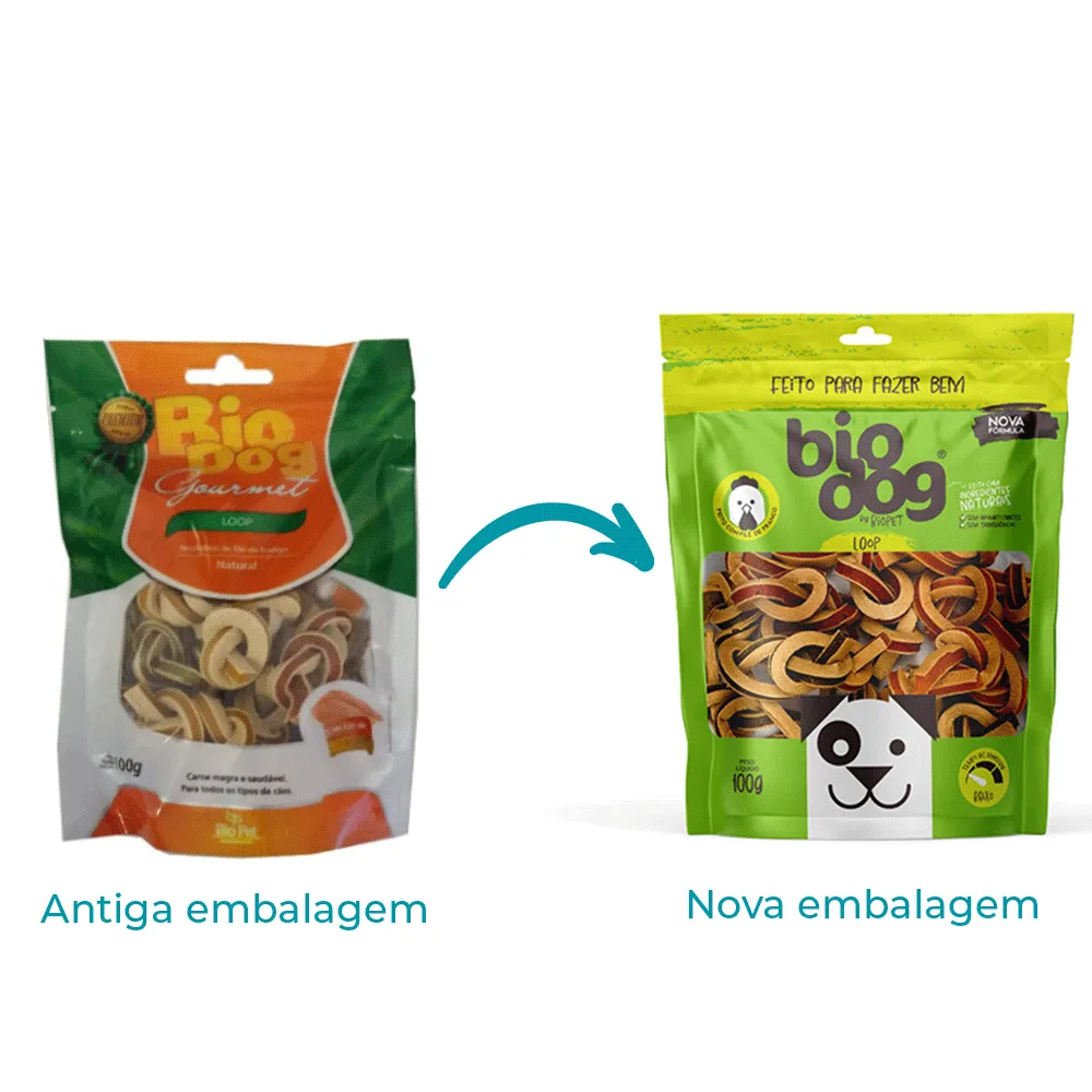 Petisco Loop Macio Frango e Peixe Biodog — foto 2