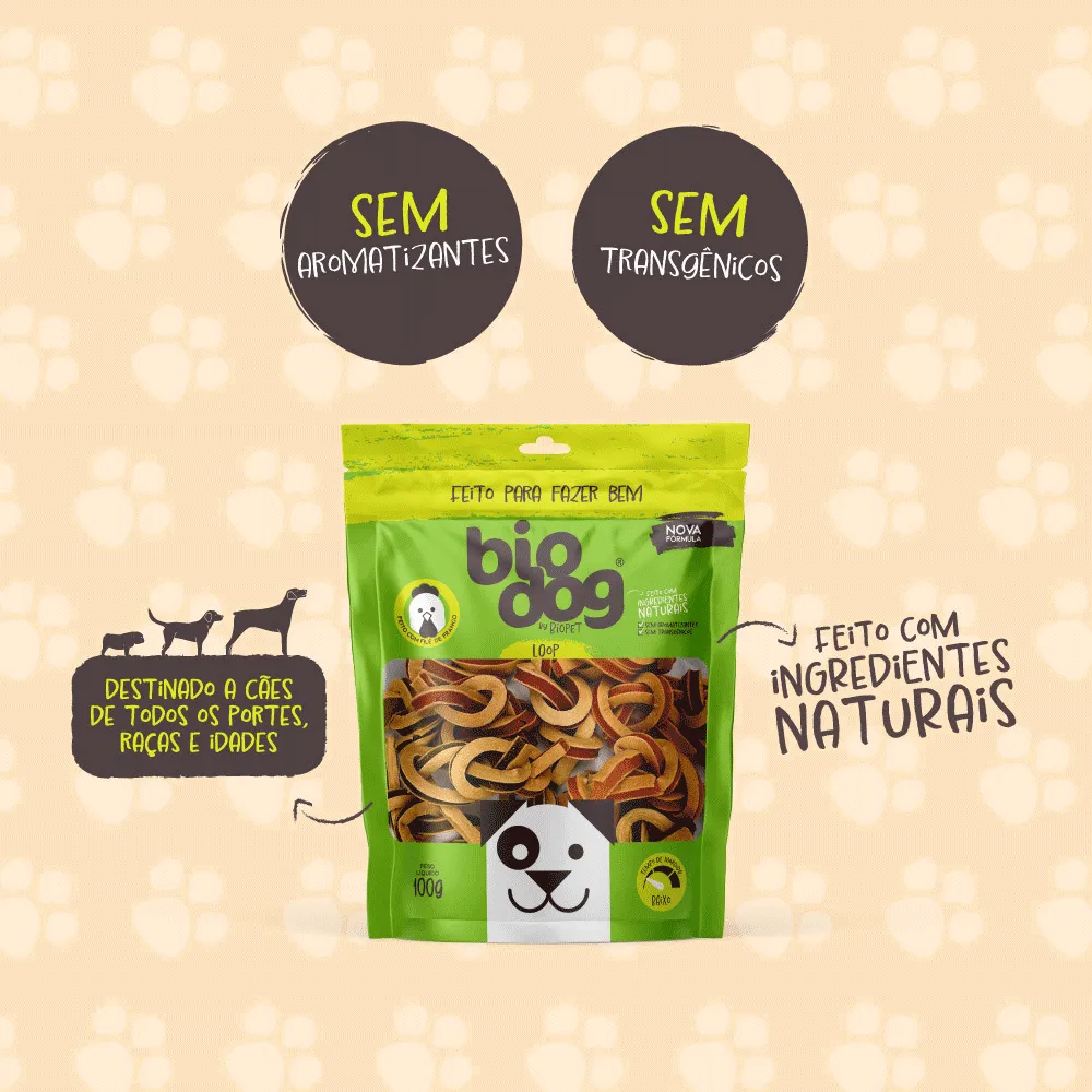 Petisco Loop Macio Frango e Peixe Biodog — foto 4