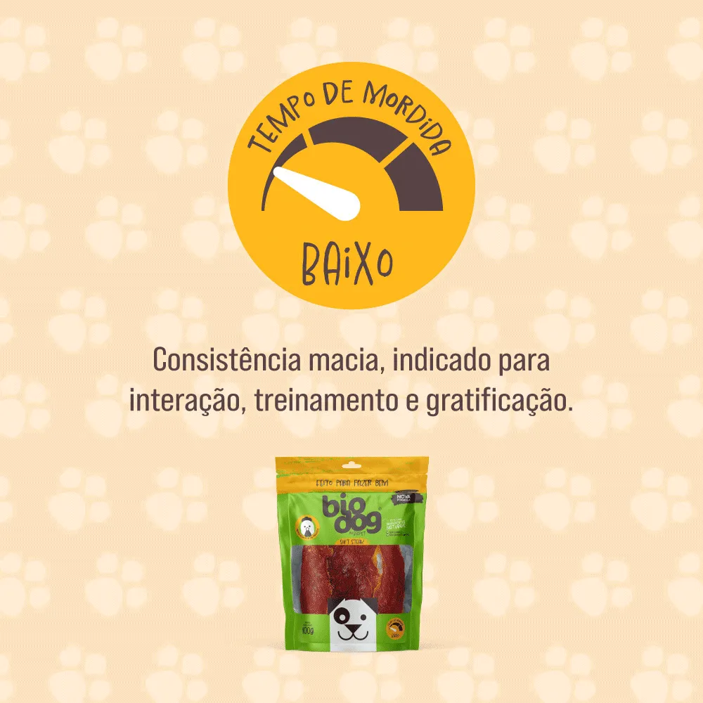 Petisco Soft Steak Macio Frango Biodog — foto 6