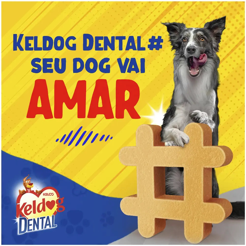 Petisco Keldog Higiene Bucal para Cães Médios e Grandes — foto 5
