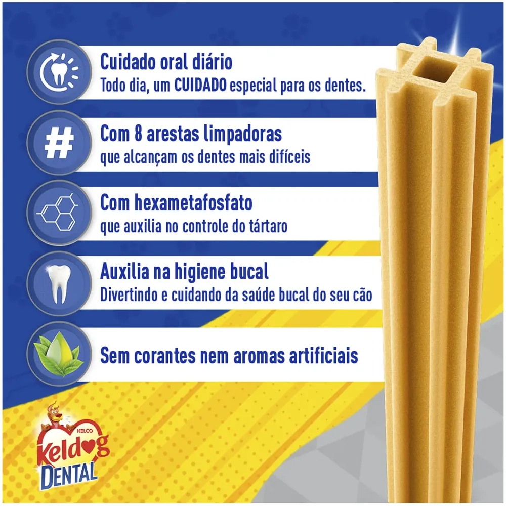 Petisco Keldog Higiene Bucal para Cães Mini e Pequeno — foto 4