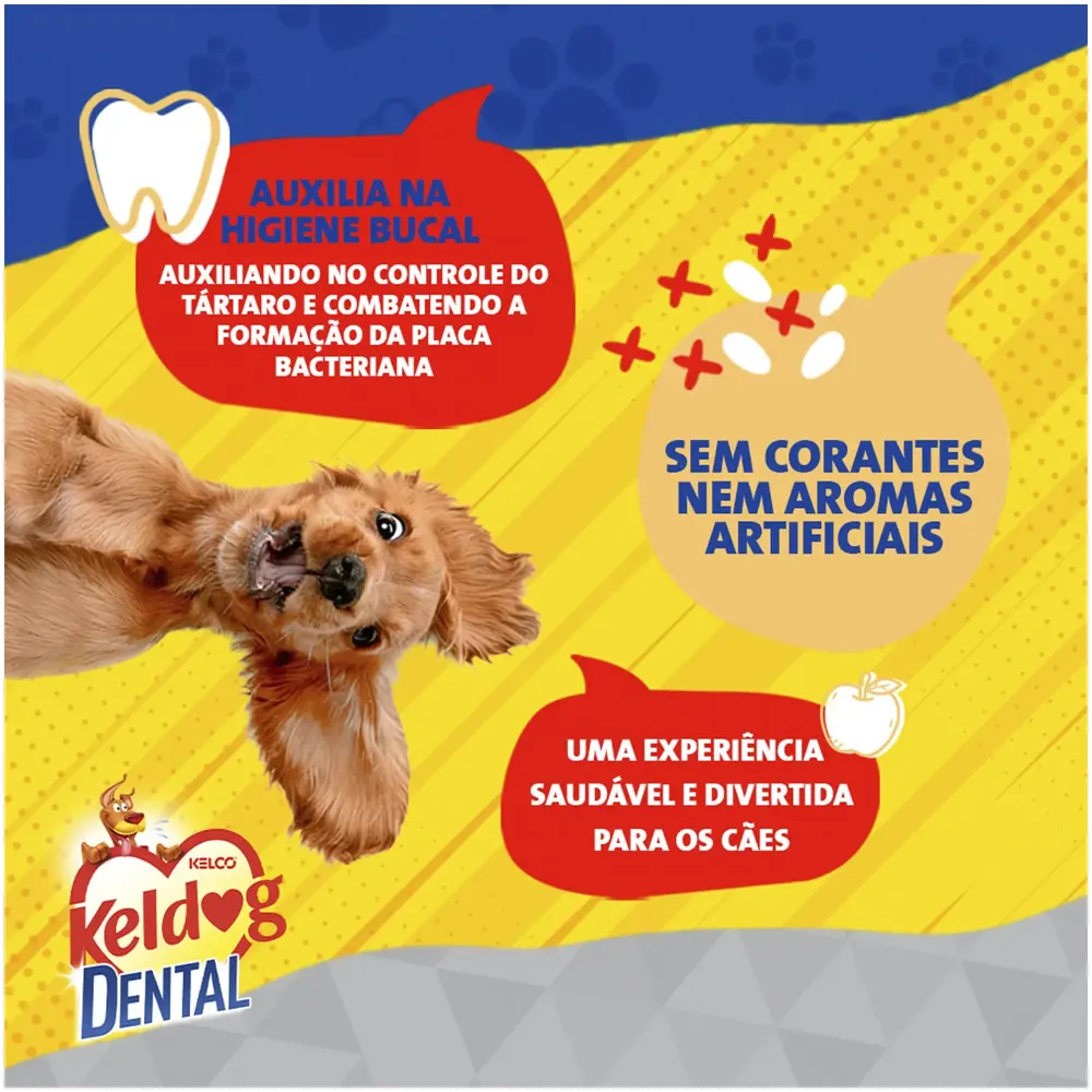 Petisco Keldog Higiene Bucal para Cães Mini e Pequeno — foto 5
