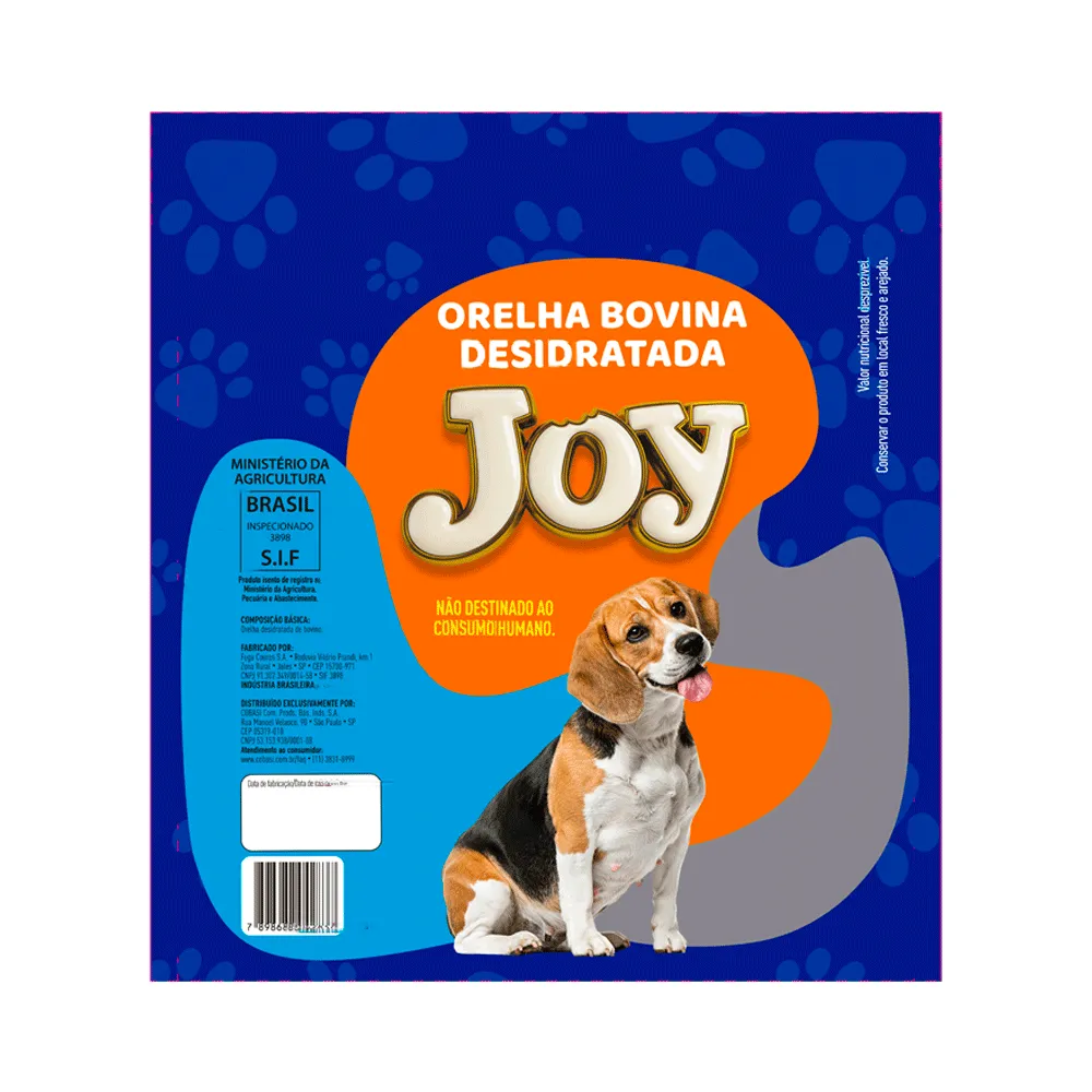 Petisco Joy Orelha Bovina Natural Desidratada — foto 4