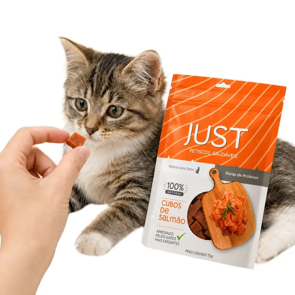 Petisco Just Cubos de Salmão para Gatos — foto 3