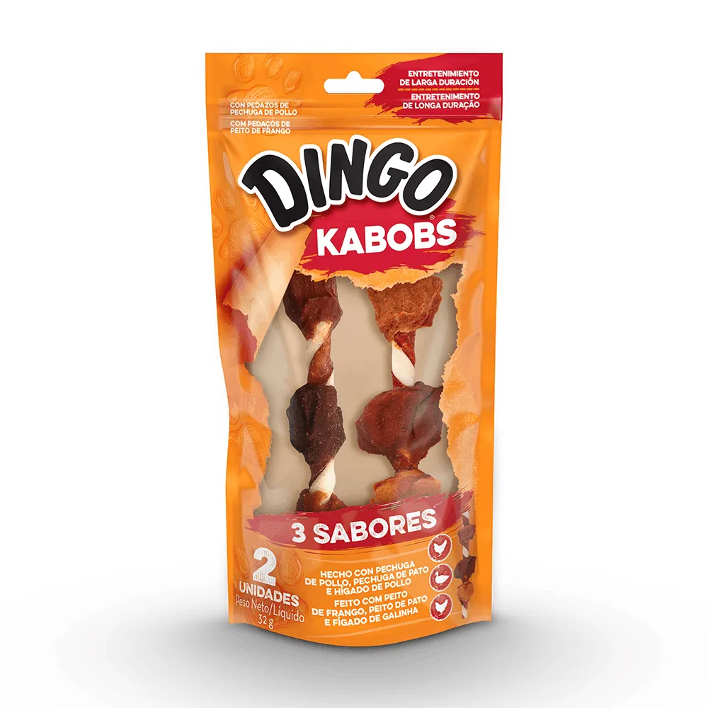 Petisco Kabobs 3 Sabores Dingo — foto 2