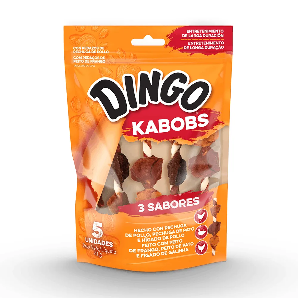 Petisco Kabobs 3 Sabores Dingo — foto 6