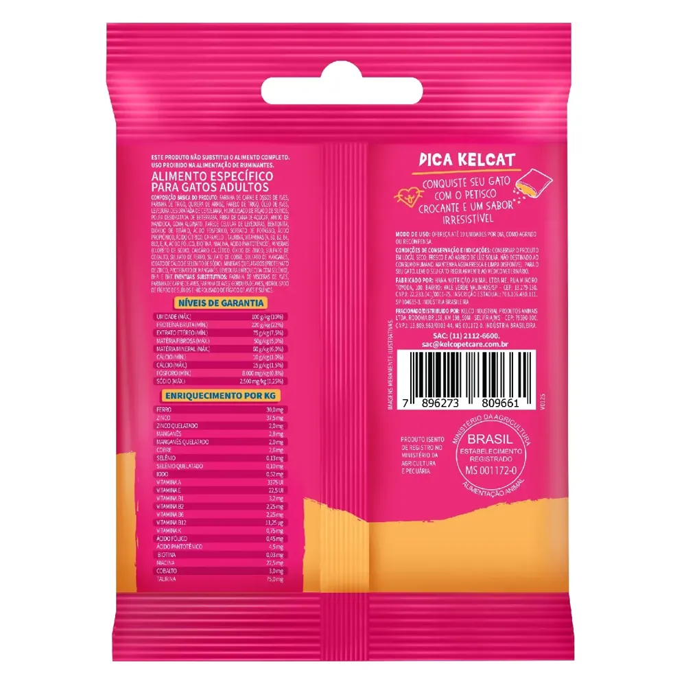 Petisco Kelcat Snack Frango para Gatos — foto 2