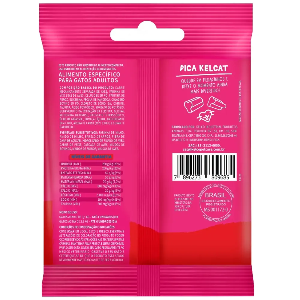Petisco Kelcat Stick Protein Carne para Gatos — foto 2
