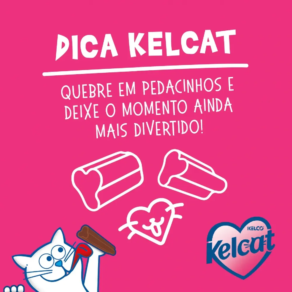 Petisco Kelcat Stick Protein Carne para Gatos — foto 4