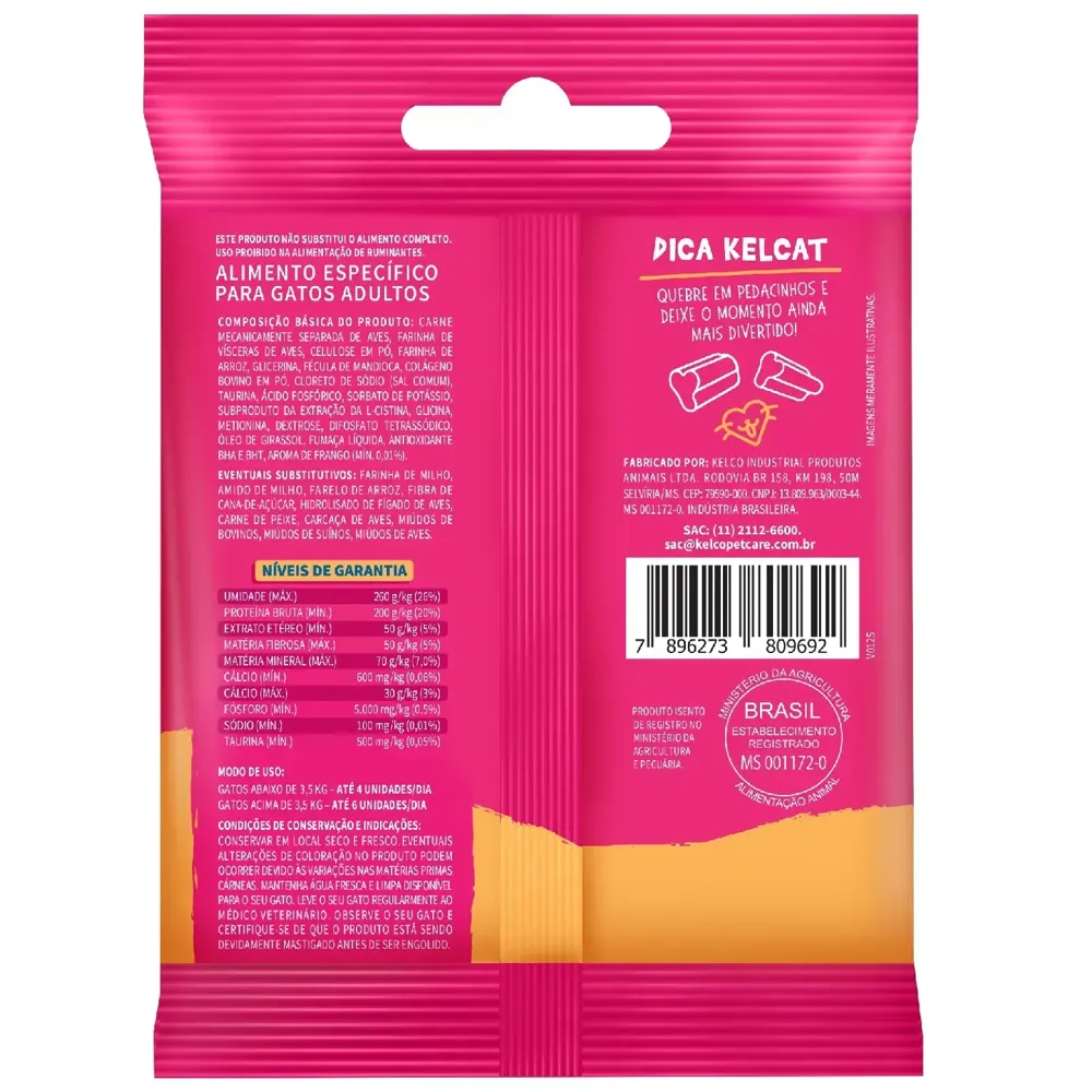 Petisco Kelcat Stick Protein Frango para Gatos — foto 2