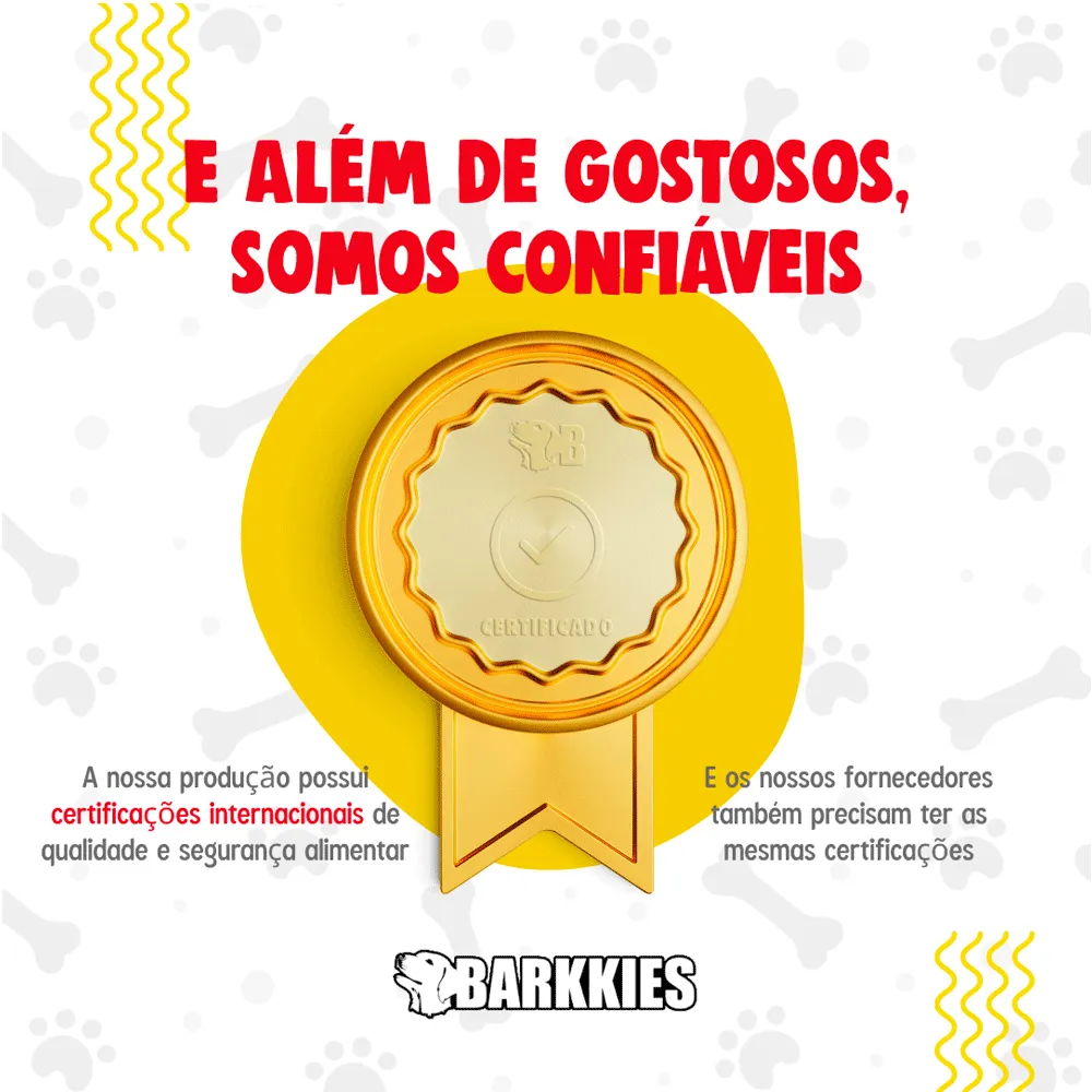 Petisco Natural Cães Barkkies Stick Trançado Vegetais e Frango — foto 4