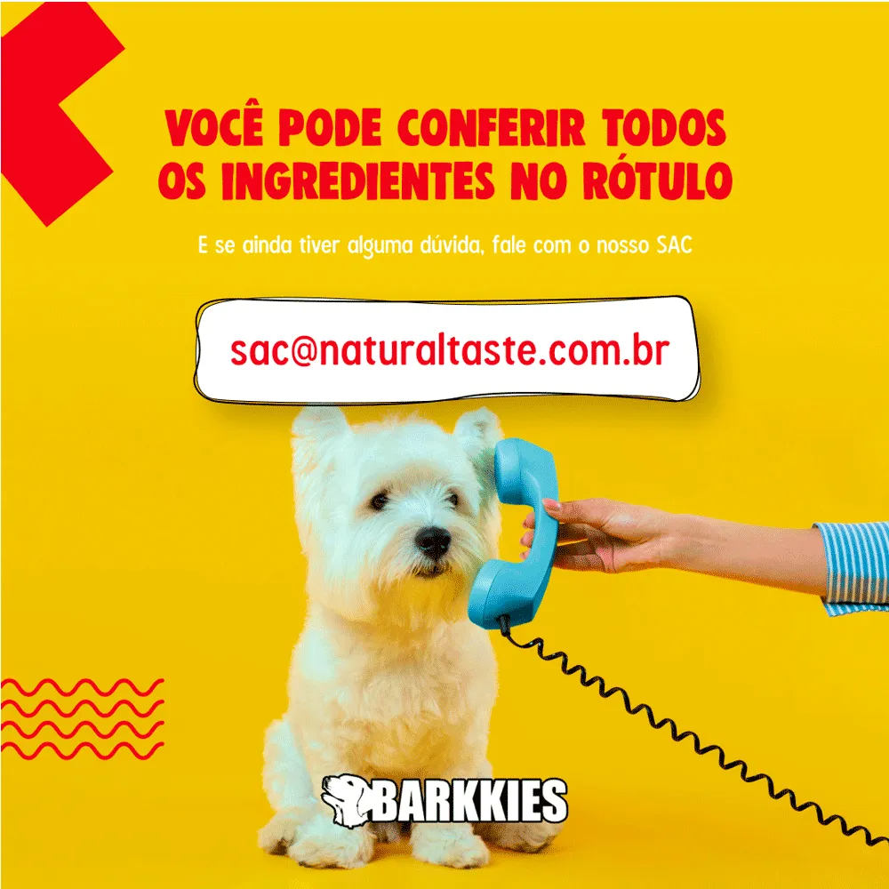 Petisco Natural Cães Barkkies Stick Trançado Vegetais e Frango — foto 6