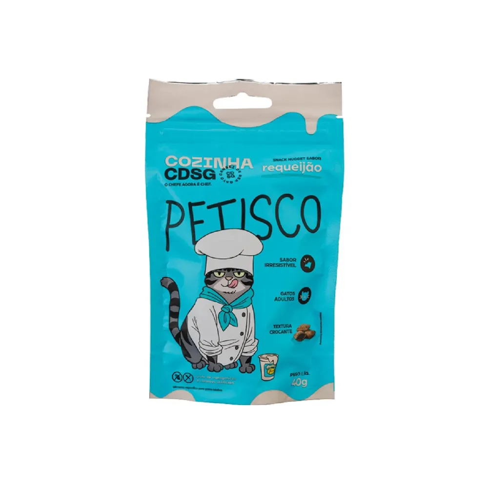 Petisco Nugget para Gatos Requeijão Cansei de Ser Gato