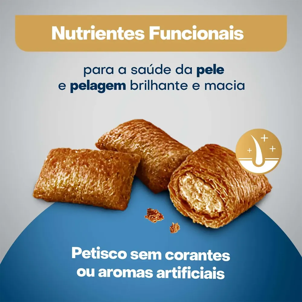 Petisco Optimum Cães Adultos Pele e Pelo Salmão e Linhaça — foto 5