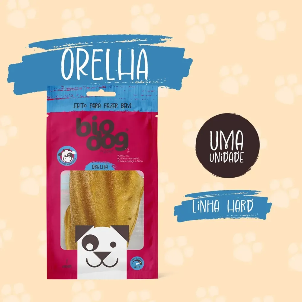 Petisco Orelha Mastigável Carne Biodog — foto 4