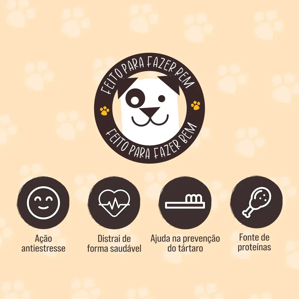 Petisco Orelha Mastigável Carne Biodog — foto 6