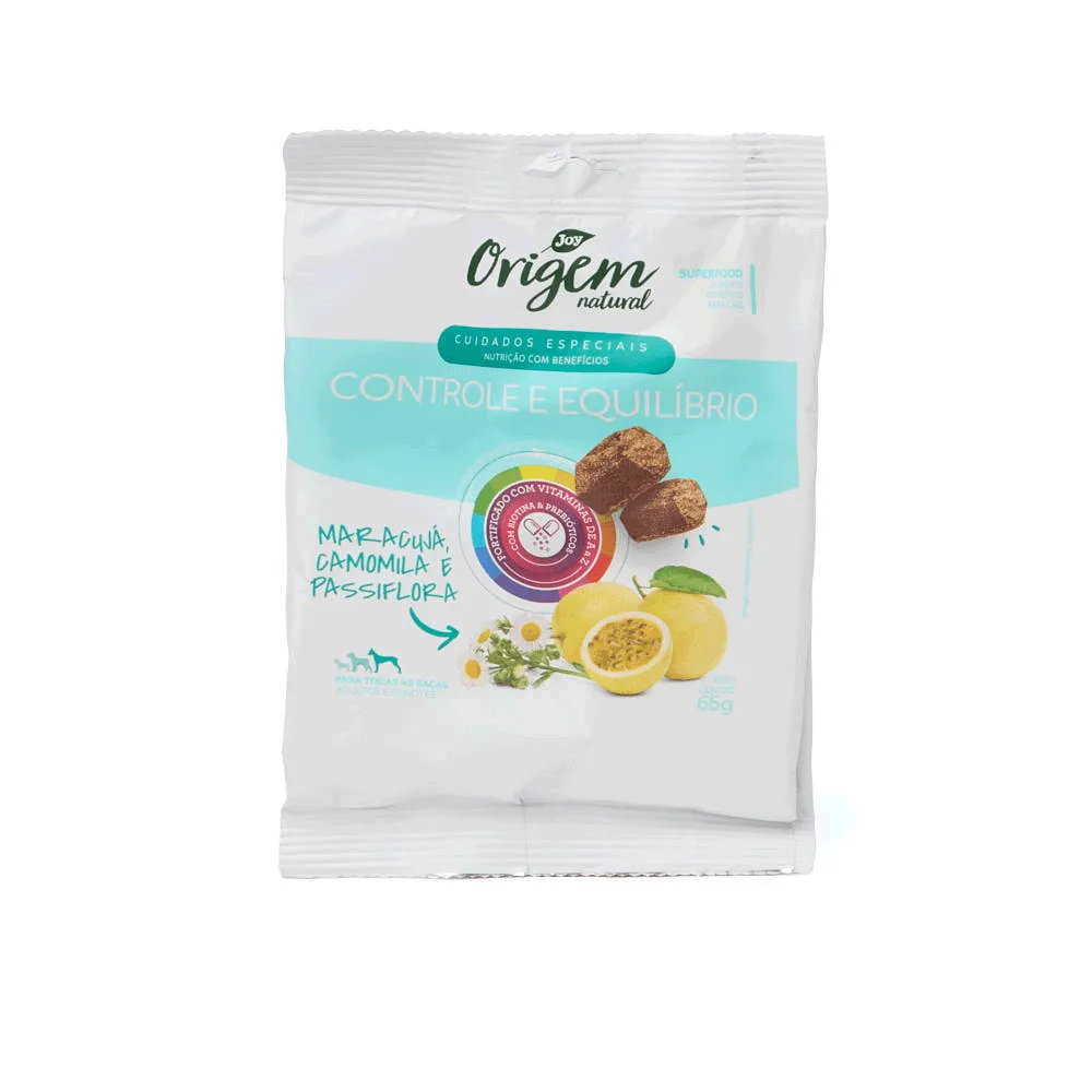 Petisco para Cães Origem Natural Cuidados Especiais Controle e Equilíbrio