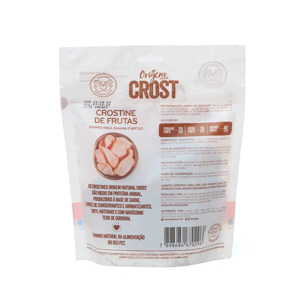 Petisco Cães Origem Natural Crost Crostine Frutas — foto 3