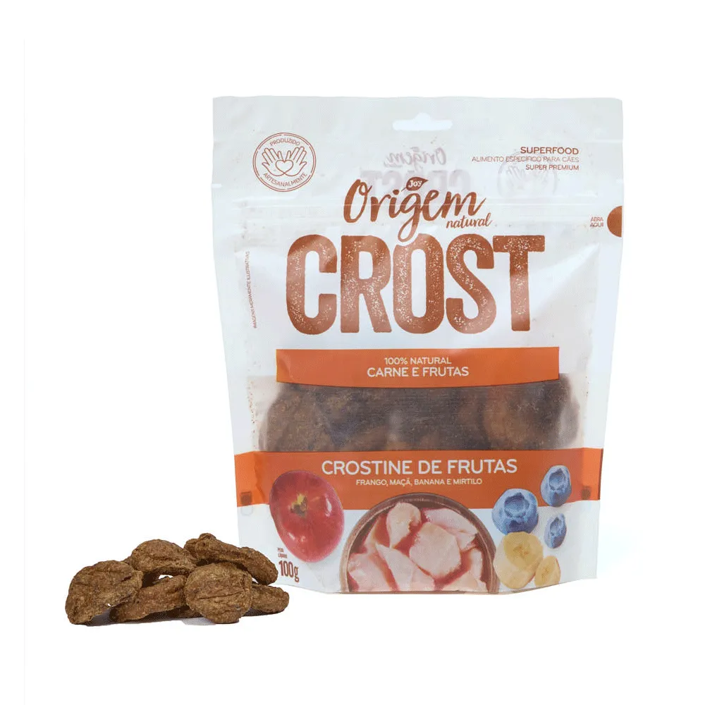 Petisco Cães Origem Natural Crost Crostine Frutas — foto 4