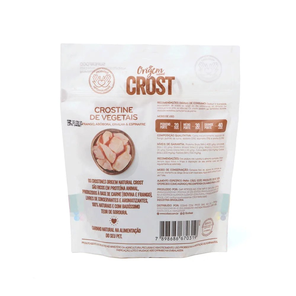 Petisco Cães Origem Natural Crost Crostine Vegetais — foto 3