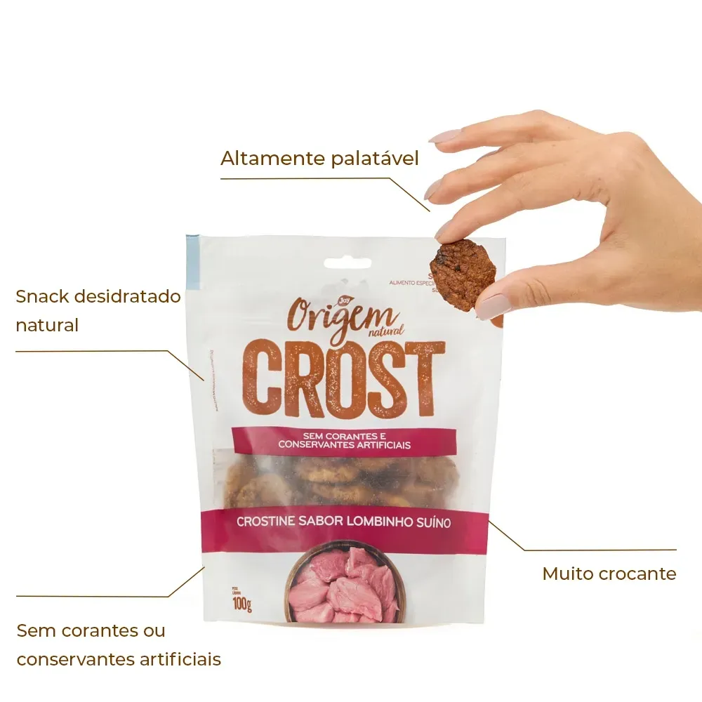 Petisco Origem Natural Crost Lombinho — foto 2