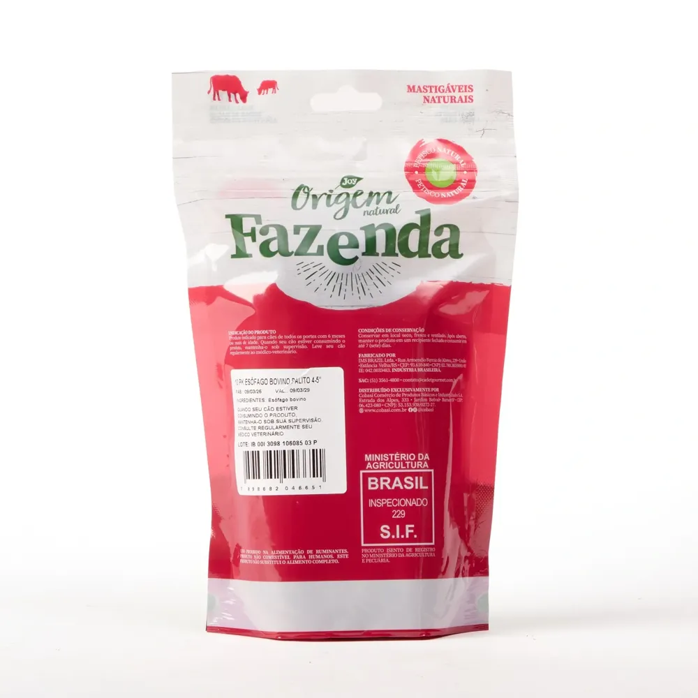 Petisco Origem Natural Fazenda Esôfago Bovino — foto 3