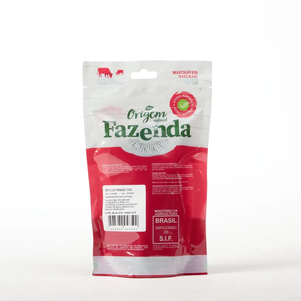 Petisco Origem Natural Fazenda Peito de Frango — foto 3