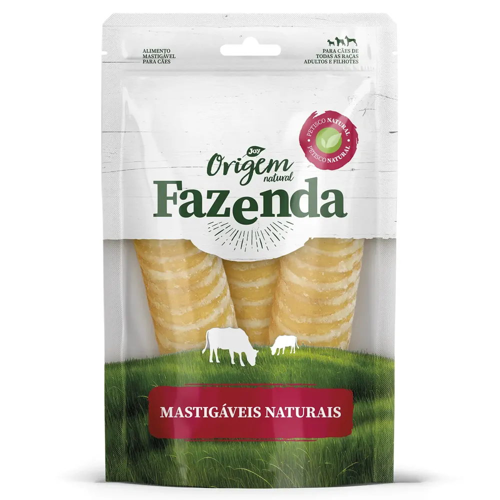 Petisco Origem Natural Fazenda Traqueia Bovina