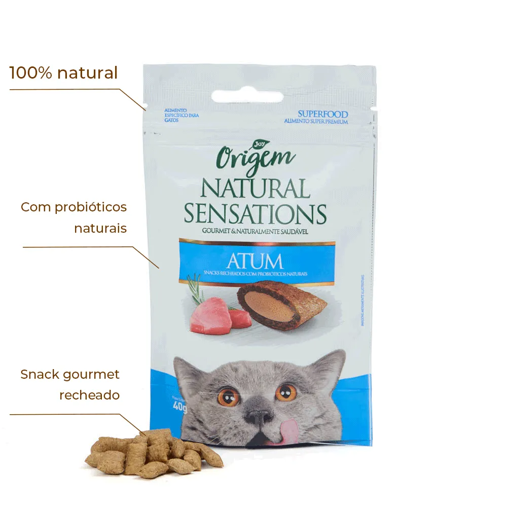 Petisco Gatos Origem Natural Sensations Atum — foto 2