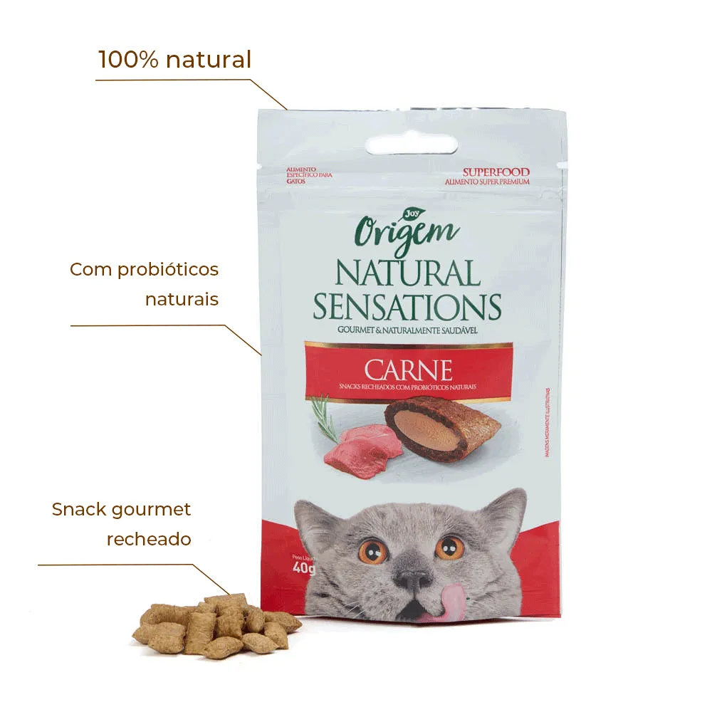Petisco Gatos Origem Natural Sensations Carne — foto 2