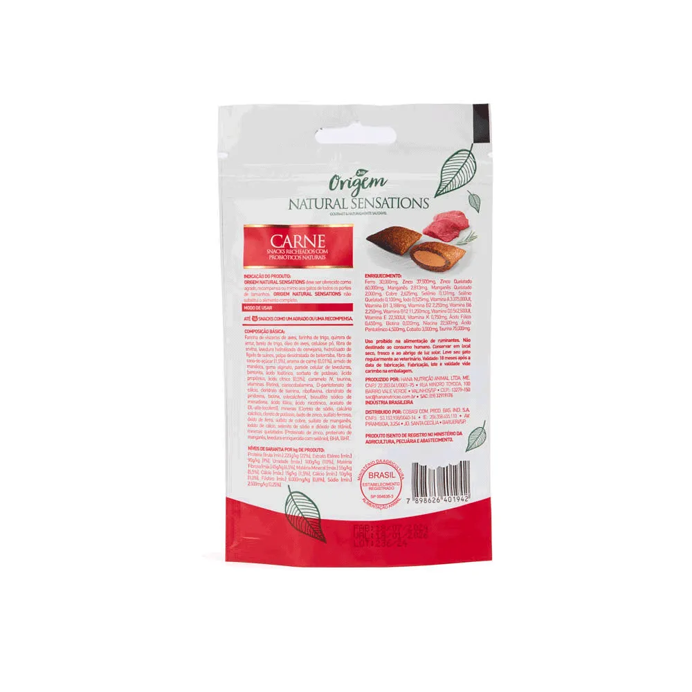 Petisco Gatos Origem Natural Sensations Carne — foto 4