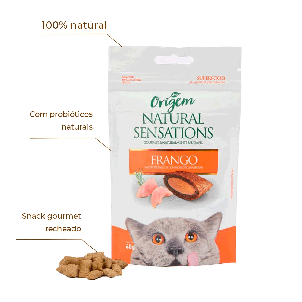 Petisco Gatos Origem Natural Sensations Frango — foto 2