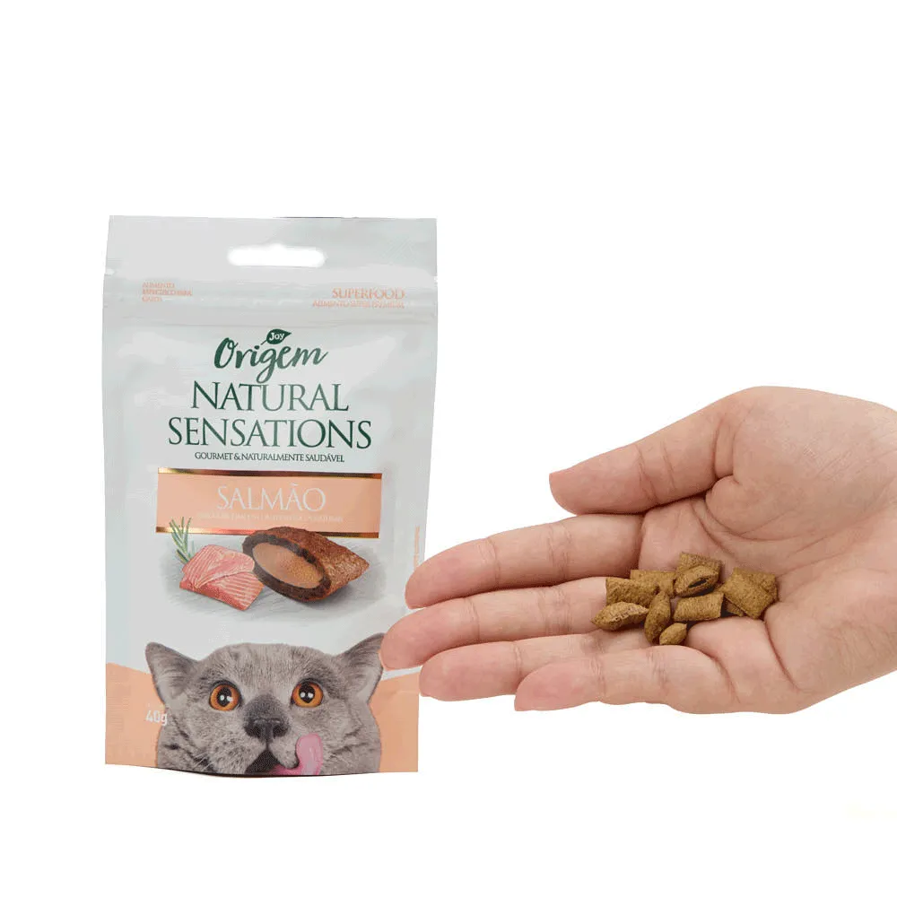 Petisco Gatos Origem Natural Sensations Salmão — foto 3