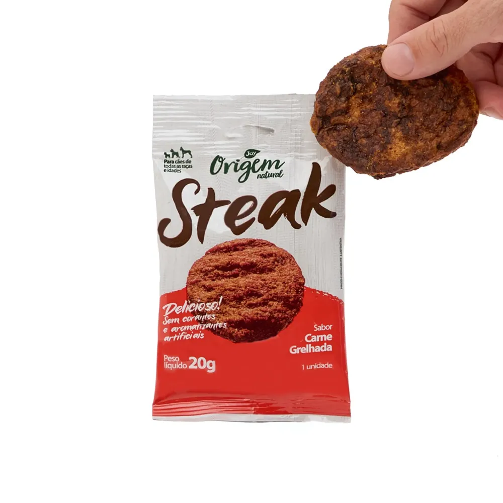 Petisco Cães Origem Natural Steak Carne — foto 4