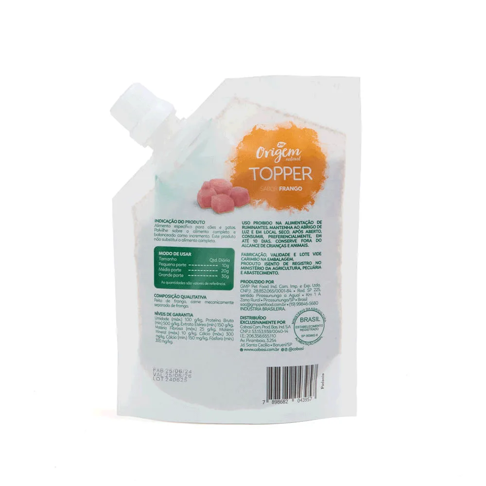 Petisco Origem Natural Topper Frango Desidratado — foto 4