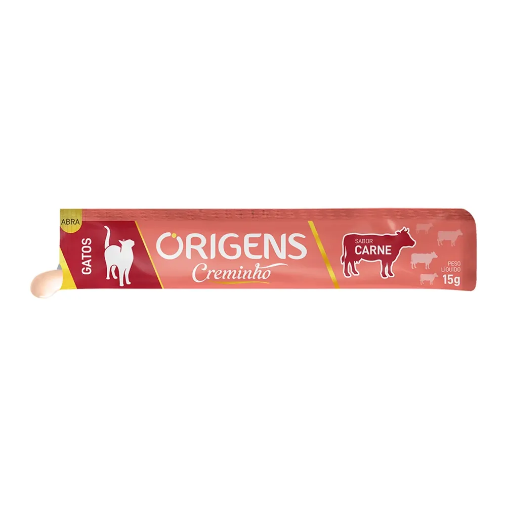 Petisco Origens para Gatos Creminho de Carne — foto 3