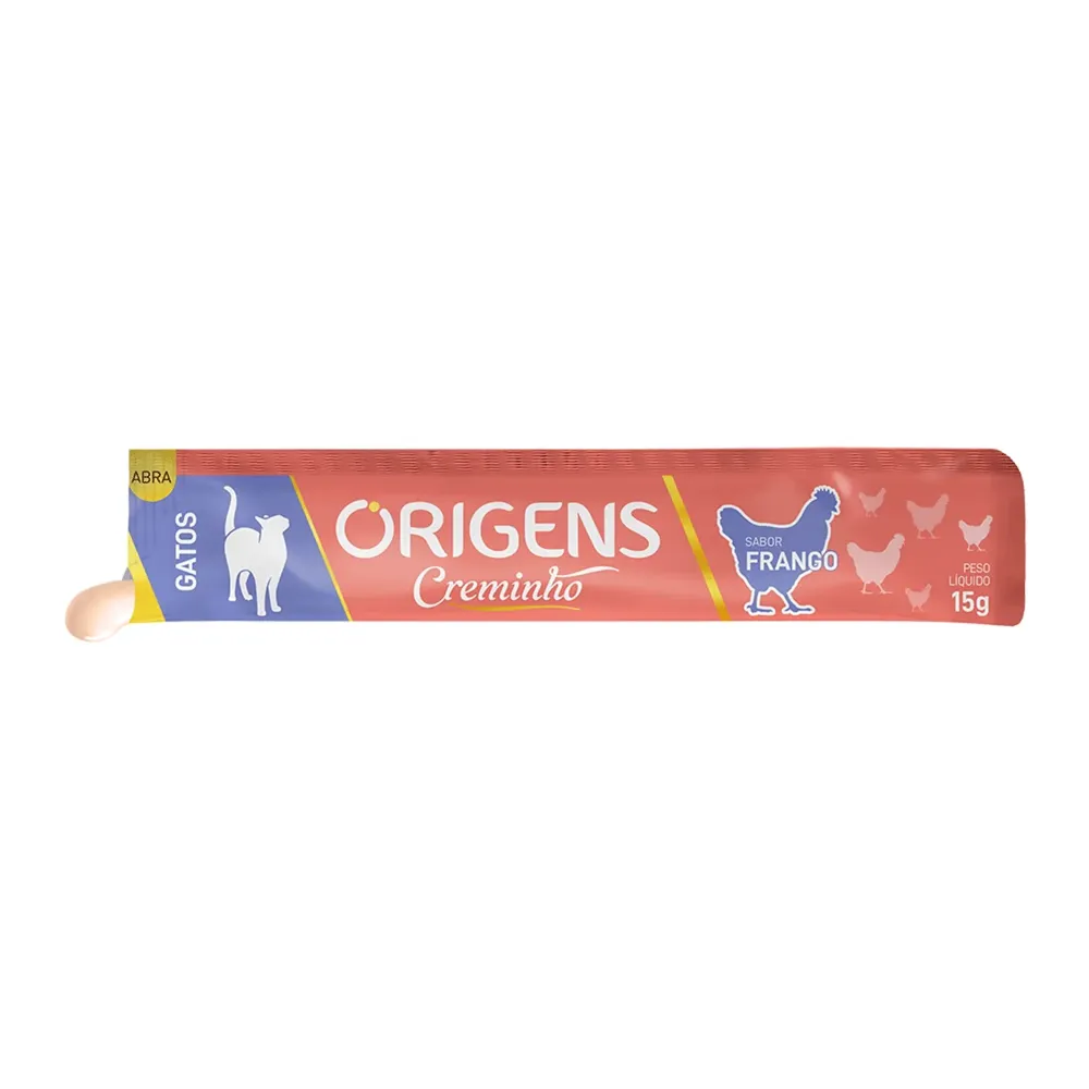 Petisco Origens para Gatos Creminho de Frango — foto 3