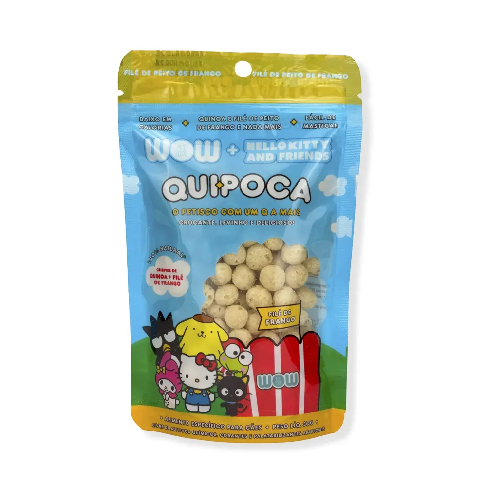 Petisco para Cães Quipoca Hello Kitty Frango Wow