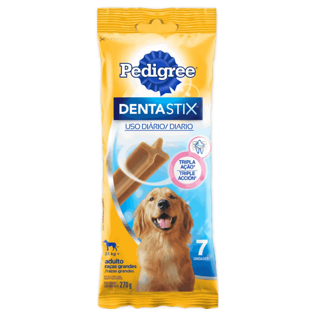 Petisco Pedigree Dentastix Cuidado Oral Para Cães Adultos Raças Grandes — foto 2