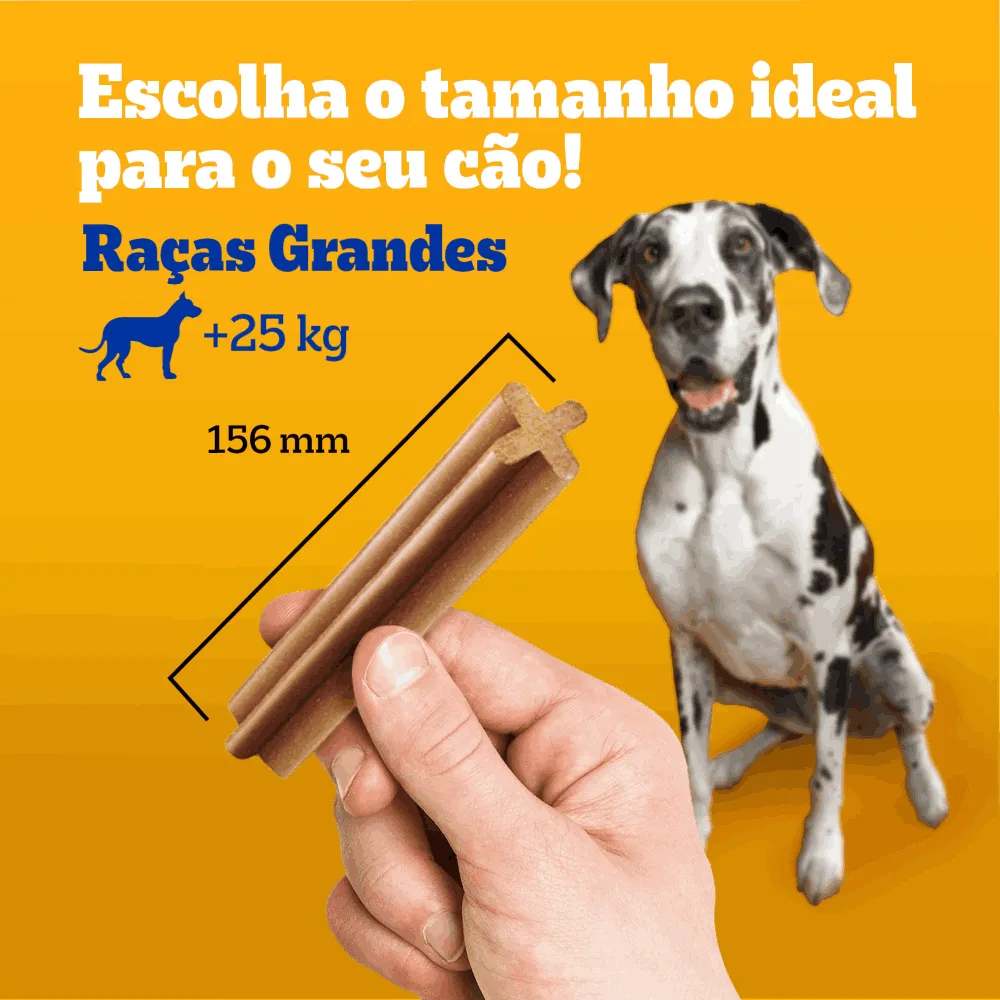 Petisco Pedigree Dentastix Cuidado Oral Para Cães Adultos Raças Grandes — foto 5