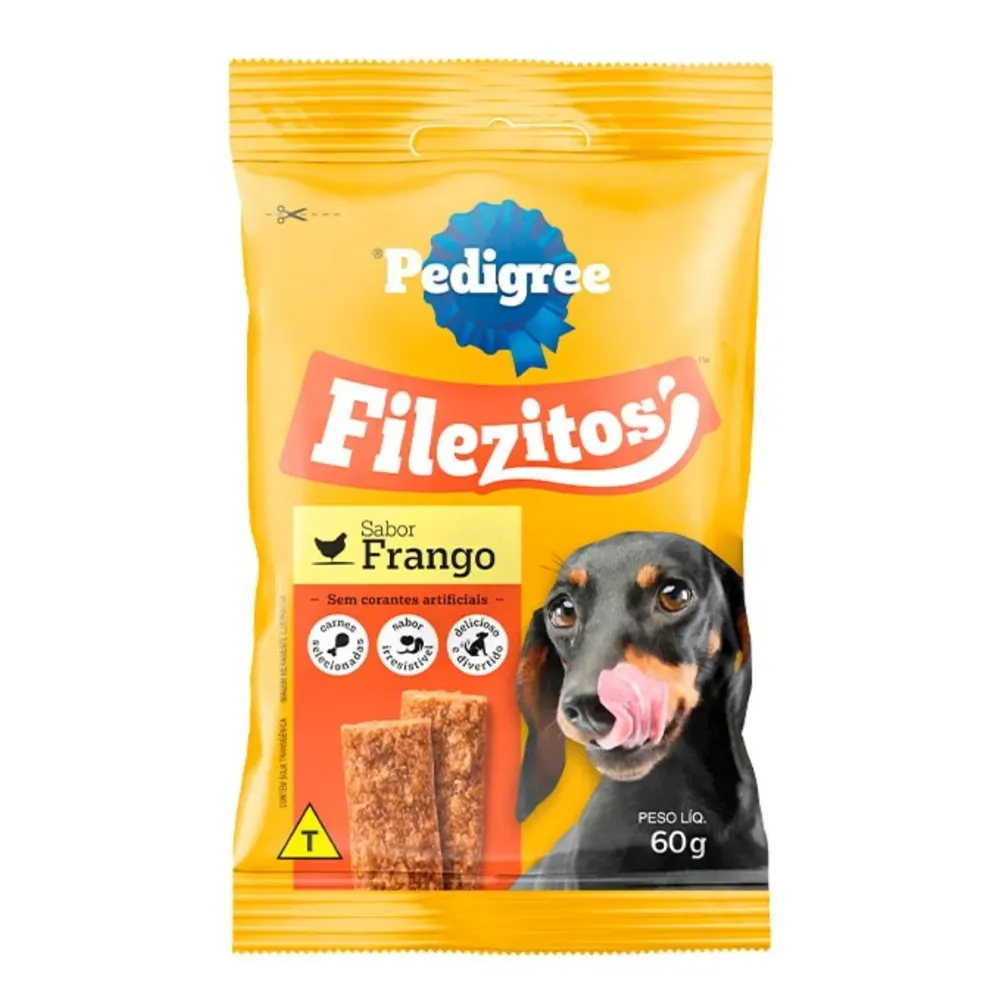 Petisco Pedigree Filezitos Bifinho para Cães Adultos Frango — foto 2